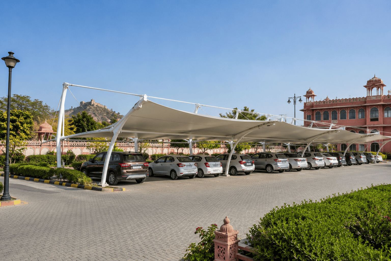 Tensile Car Parking Shade Jaipur